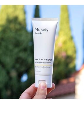 Muse FaceRx The Day Cream SPF 40 - White Mineral Sunscreen